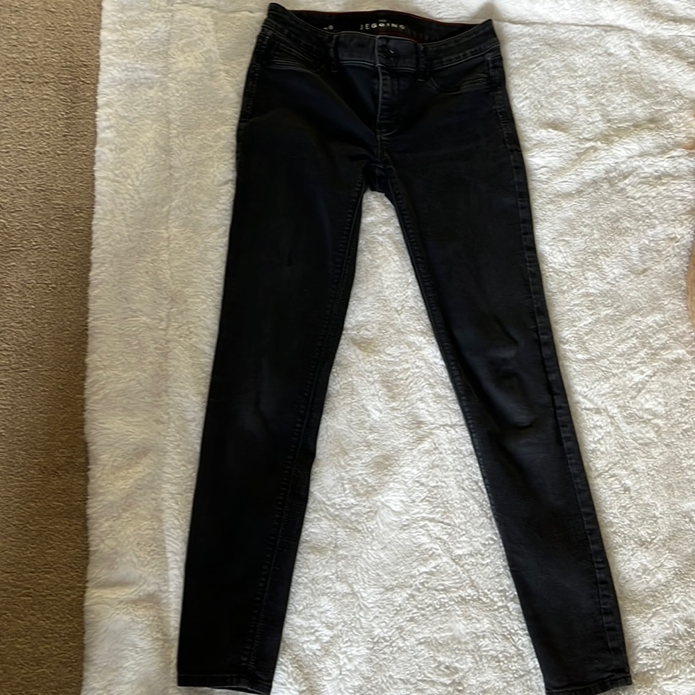 White House Black Market black jean jeggings